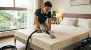 giặt nệm cao su tại nhà bến cát chuyên sâu