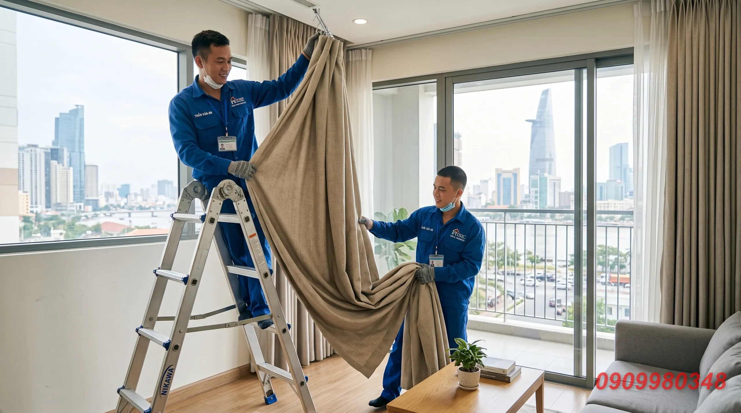 Giặt Rèm Cửa Tân Phú