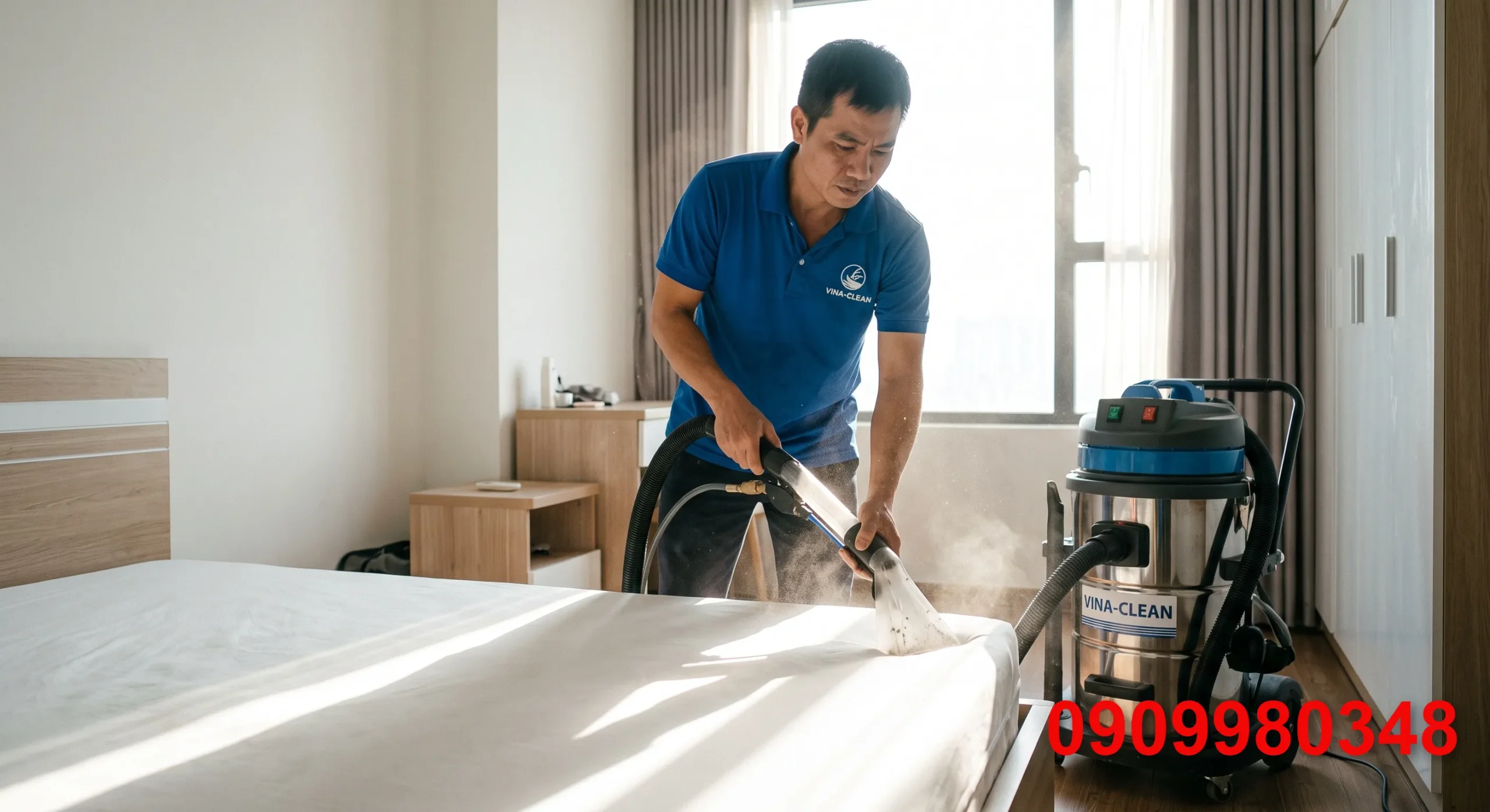 Dịch Vụ Giặt Nệm Bình Dương: Bảng Giá & Giặt Hơi Nước Nóng