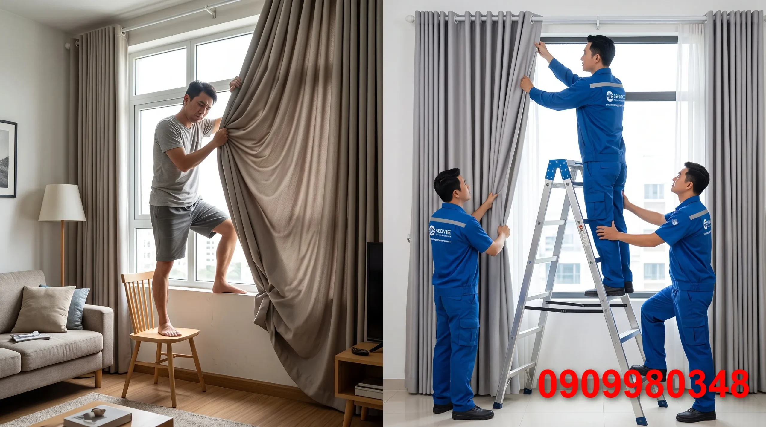Giặt Rèm Cửa Quận 3 Chuyên Nghiệp | Bảng Giá Mới Nhất 2026