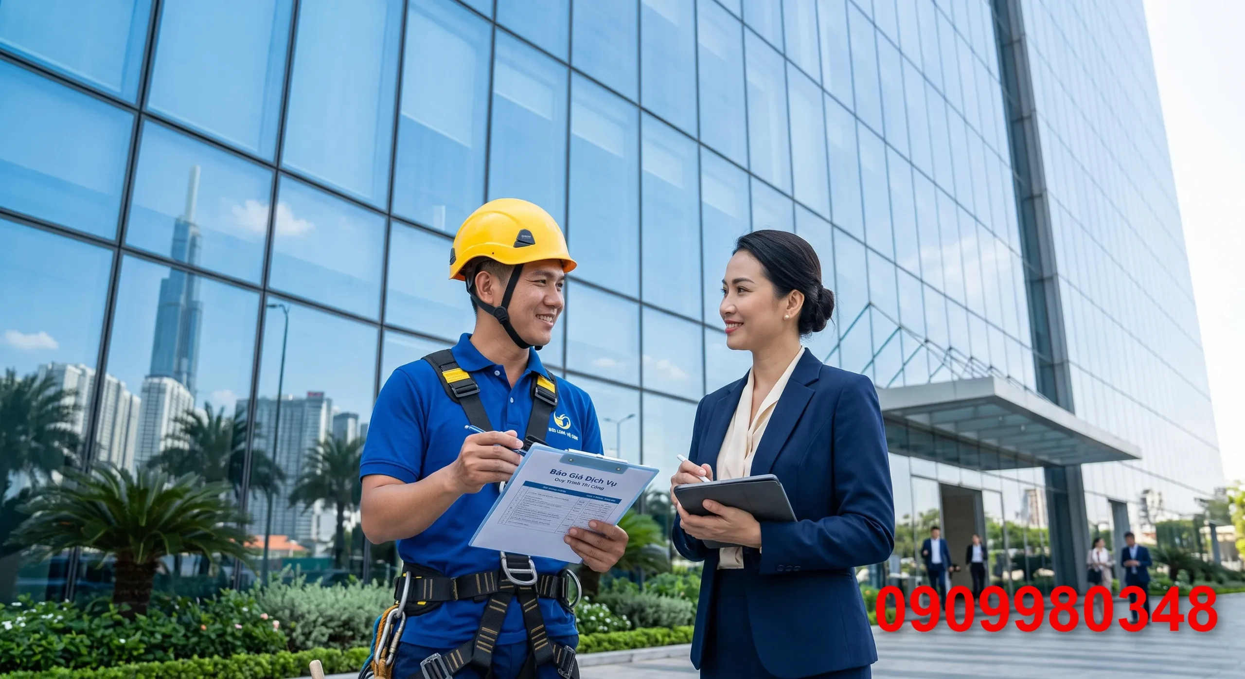 Dịch Vụ Lau Kính Nhà Cao Tầng TPHCM Uy Tín | Báo Giá Trọn Gói