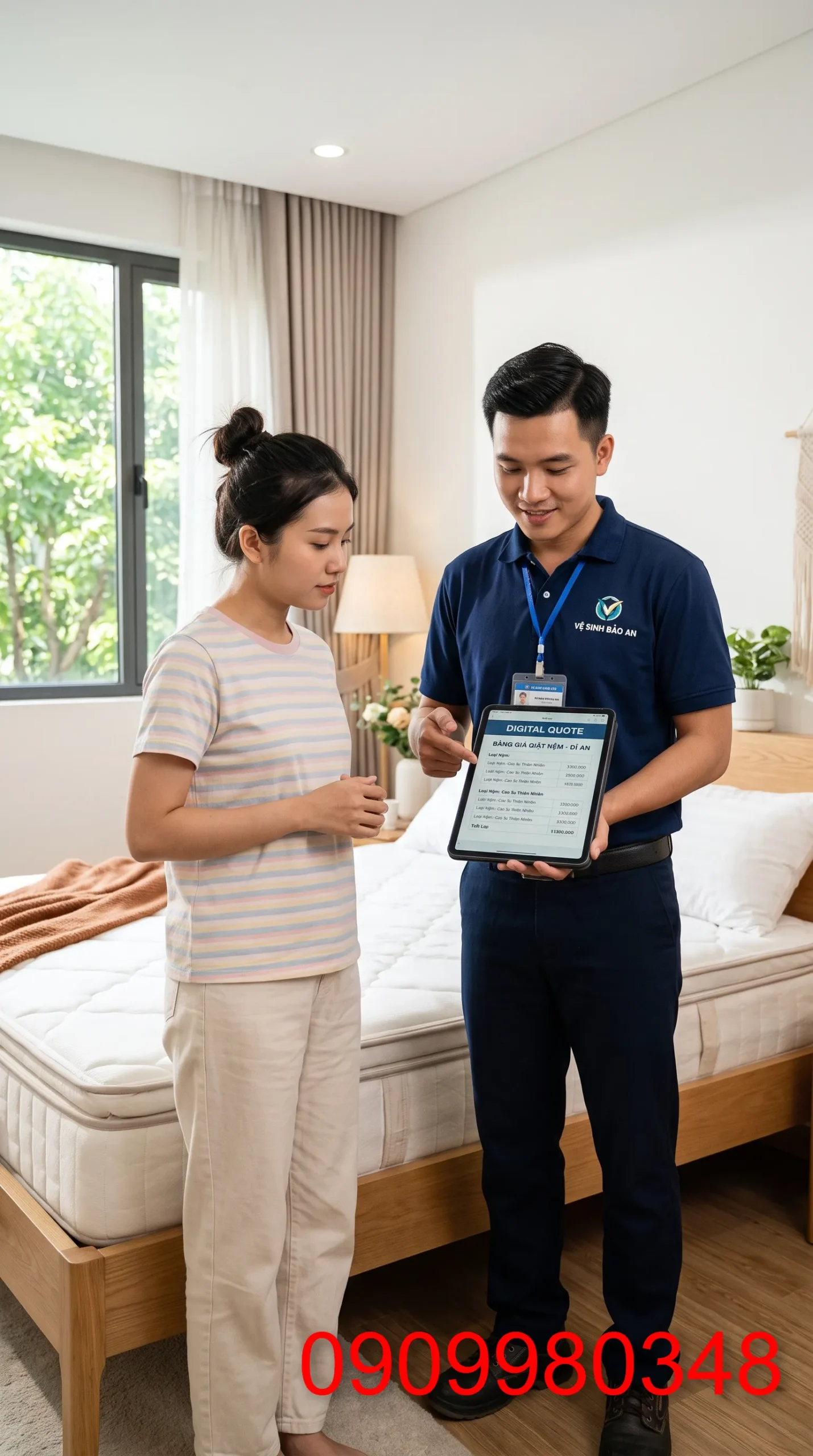 Giặt nệm tại nhà Dĩ An Bình Dương – Bảng giá mới nhất