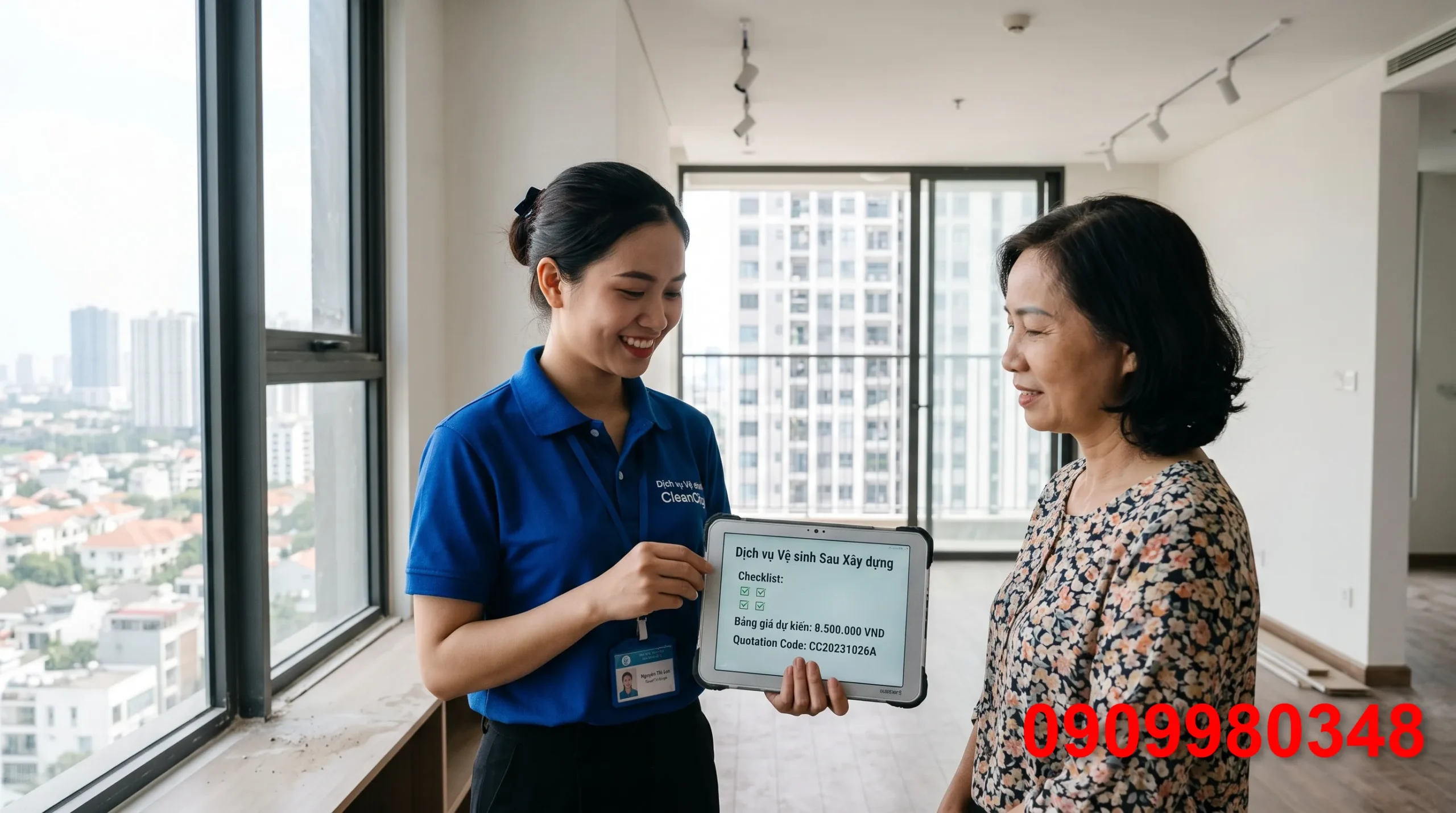 Vệ Sinh Chung Cư Sau Xây Dựng: Bảng giá & Quy trình (2026)