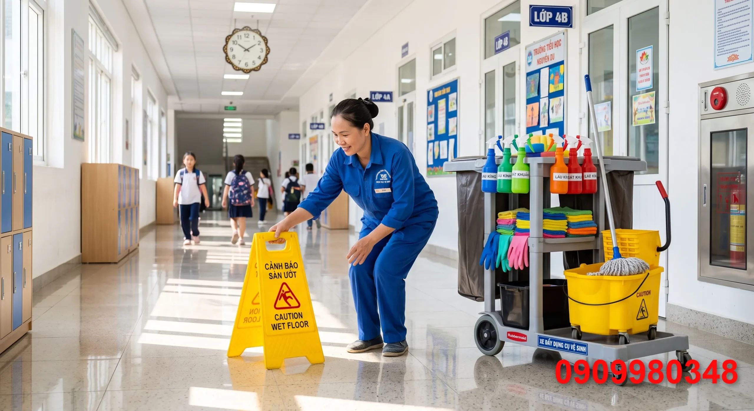 Báo Giá Dịch Vụ Vệ Sinh Trường Học Chuyên Nghiệp (2026)
