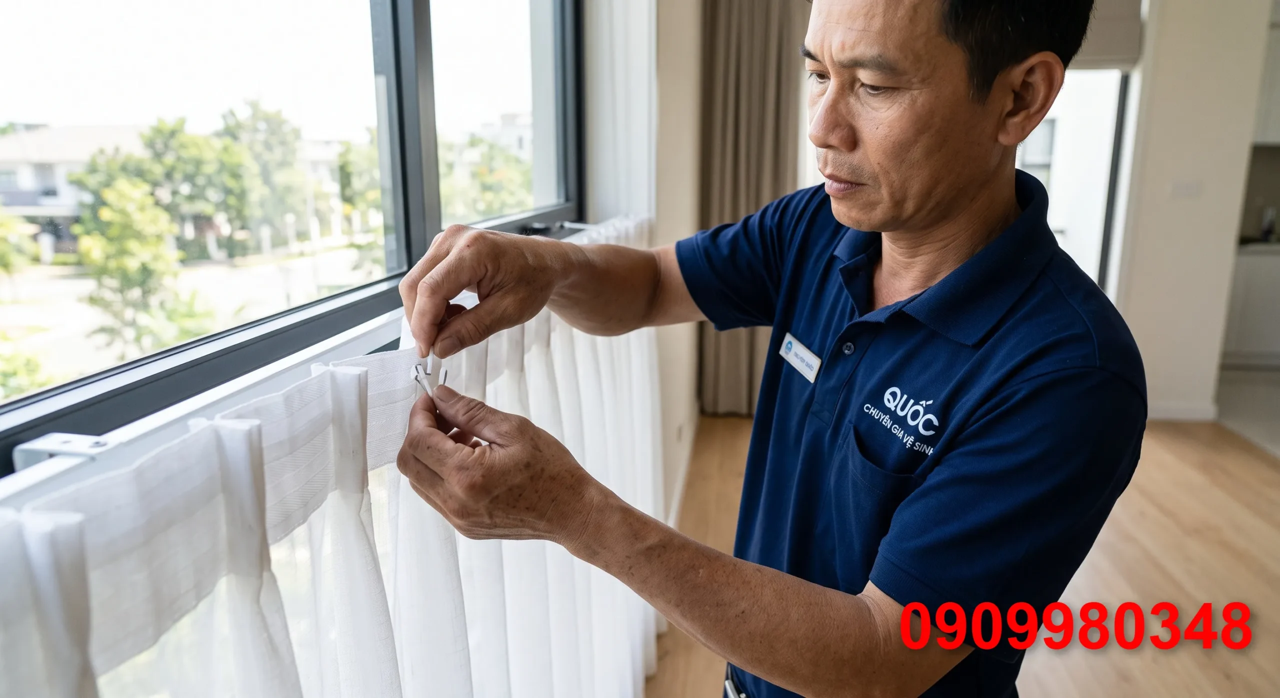 Giặt Rèm Cửa Quận 7 Tại Nhà | Bảng Giá Trọn Gói Mới Nhất