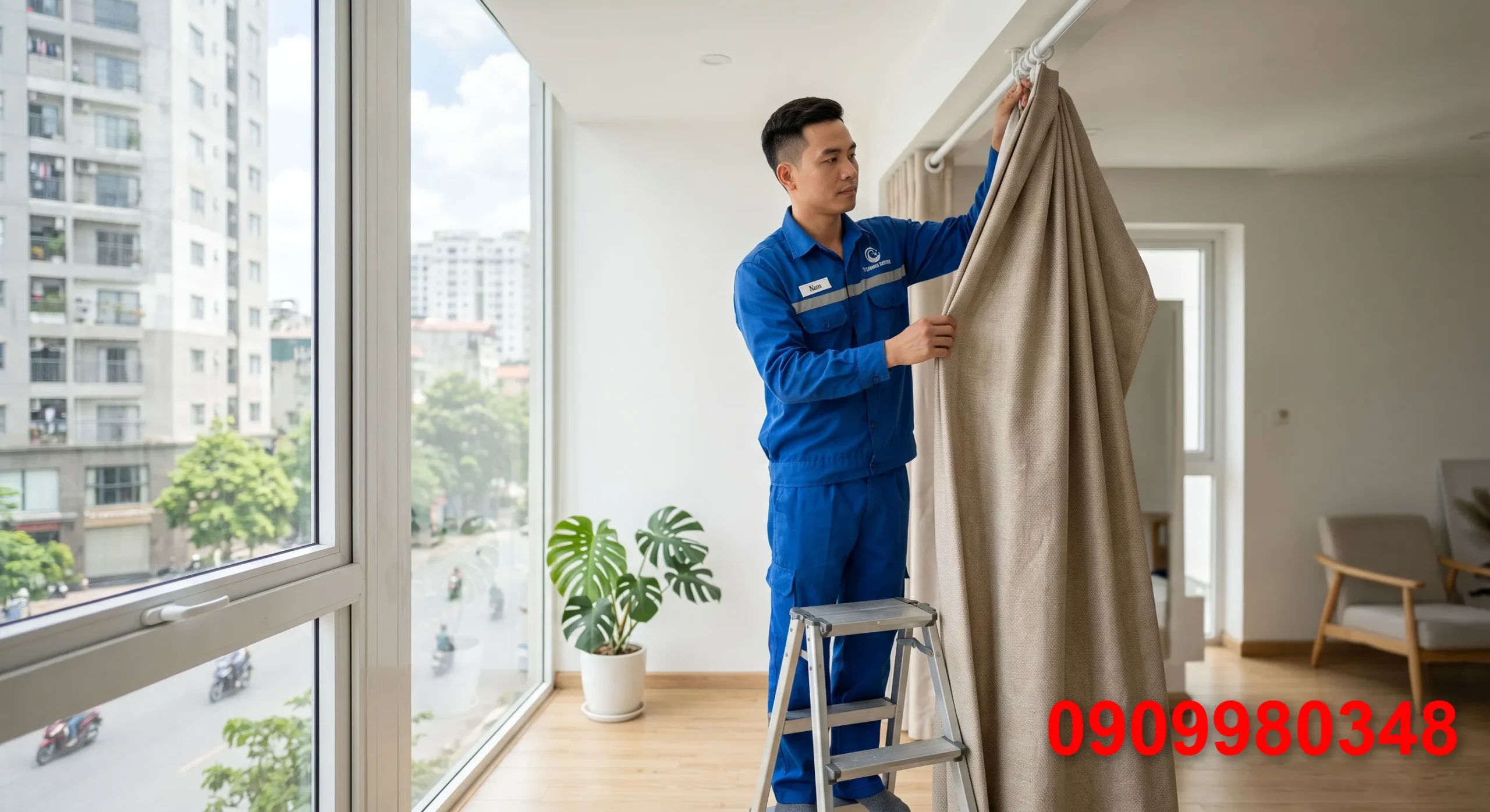 Giặt Rèm Cửa Quận 6 Chuyên Nghiệp [Bảng Giá & Quy Trình 2026]