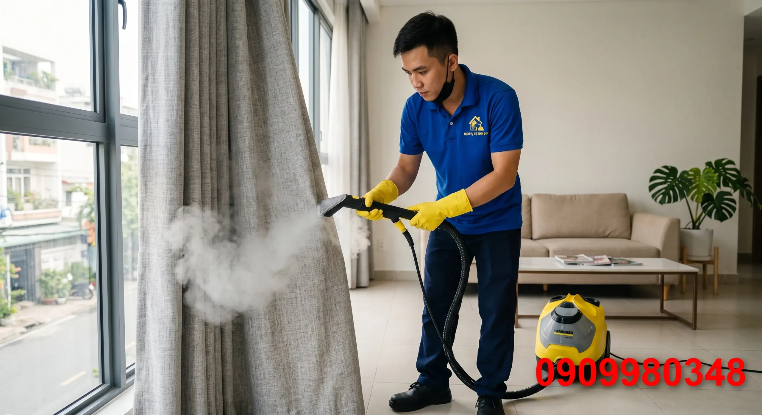 Giặt Rèm Cửa Quận 6 Chuyên Nghiệp [Bảng Giá & Quy Trình 2026]