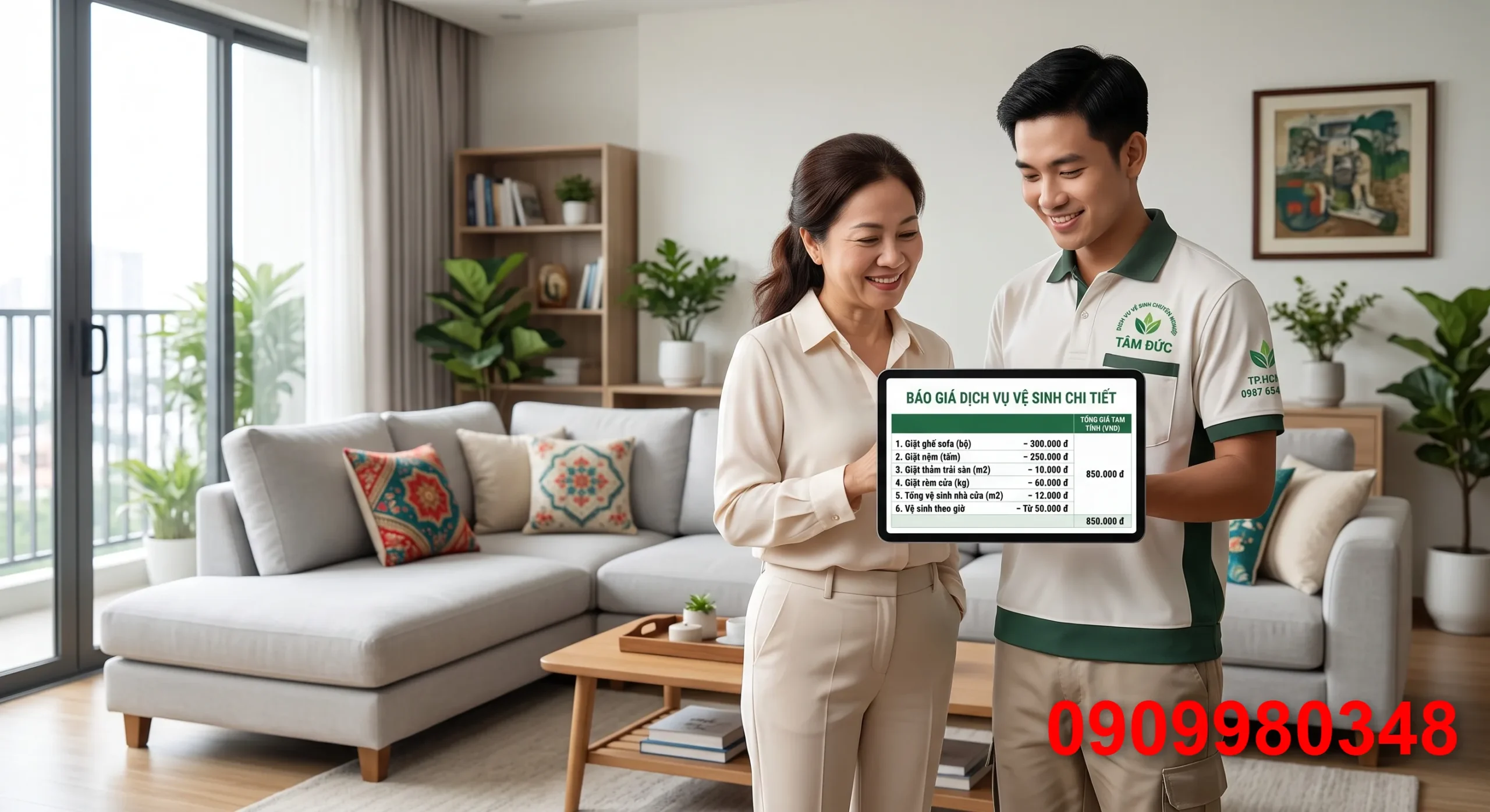 Giặt Ghế Sofa Dĩ An Uy Tín: Báo Giá & Quy Trình (2026)