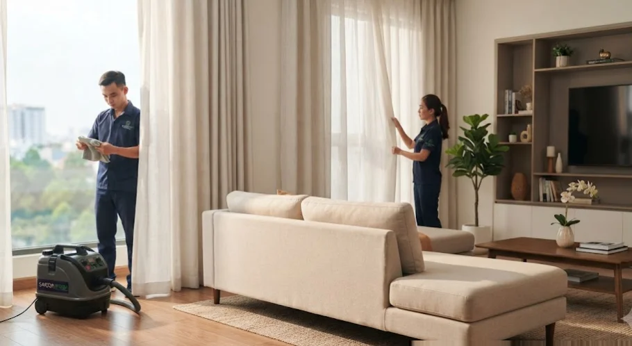 Dịch Vụ Vệ Sinh Nệm Bình Chánh Trọn Gói - Giá Tốt 2026 - Tại sao các gia đình tại chung cư và nhà phố Tân Bình tin chọn dịch vụ giặt nệm Bảo Linh?