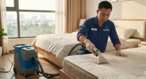 vệ sinh nệm tại nhà bình chánh chuyên sâu
