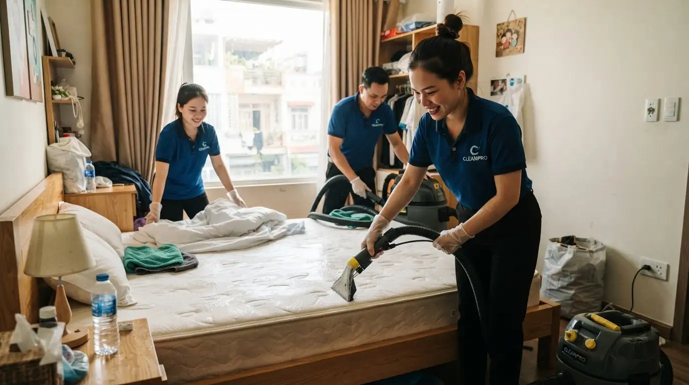 Giặt Nệm Cao Su Gò Vấp Diệt Khuẩn, Lấy Ngay Giá Rẻ - ve-sinh-nem-tan-phu-s2